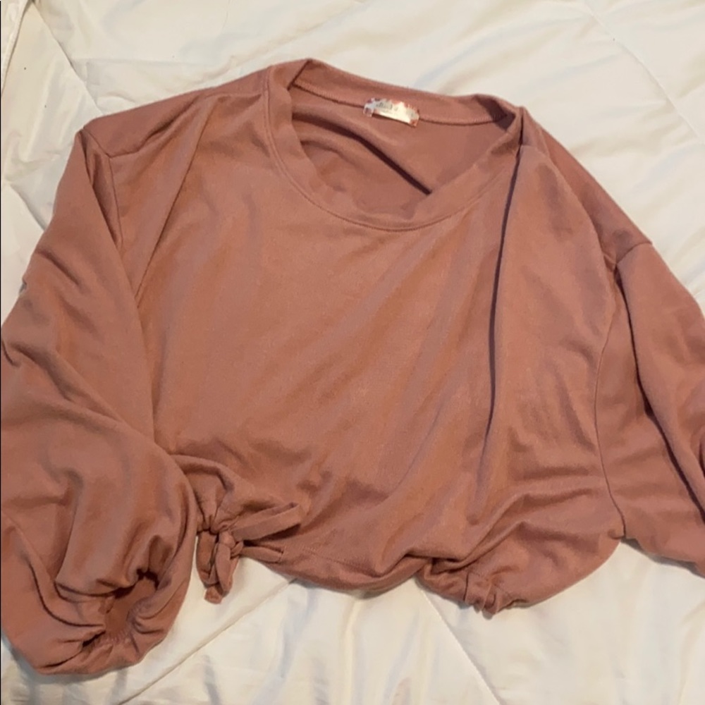 Crop sweater